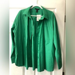 Oversized Poplin Shirt